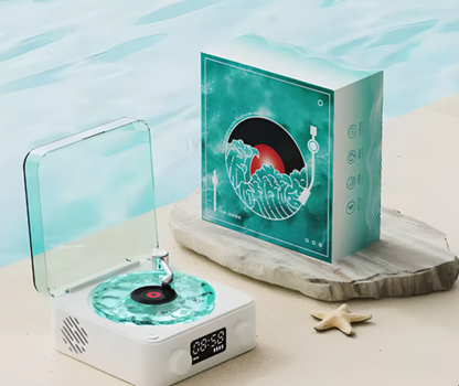 The Lumovision Waves Mini Retro White Noise Bluetooth Speaker